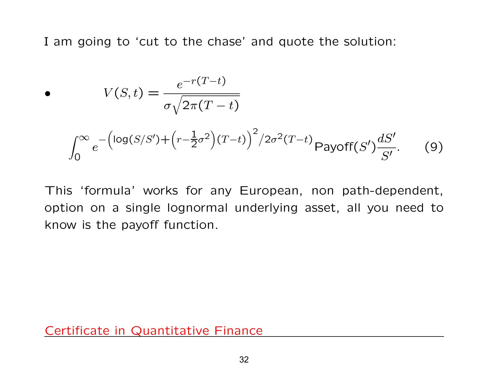 I am going to ‘cut to the chase’ and quote the solution: