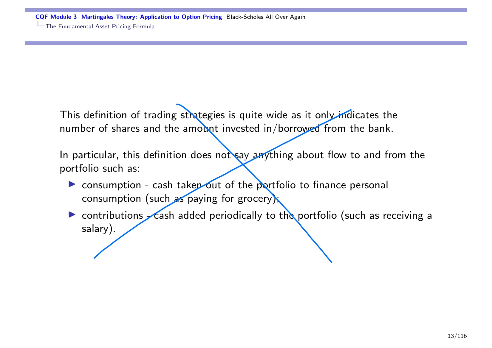 CQF Module 3 Martingales Theory: Application to Option Pricing Black-Scholes All Over Again — with the lecturer's notes