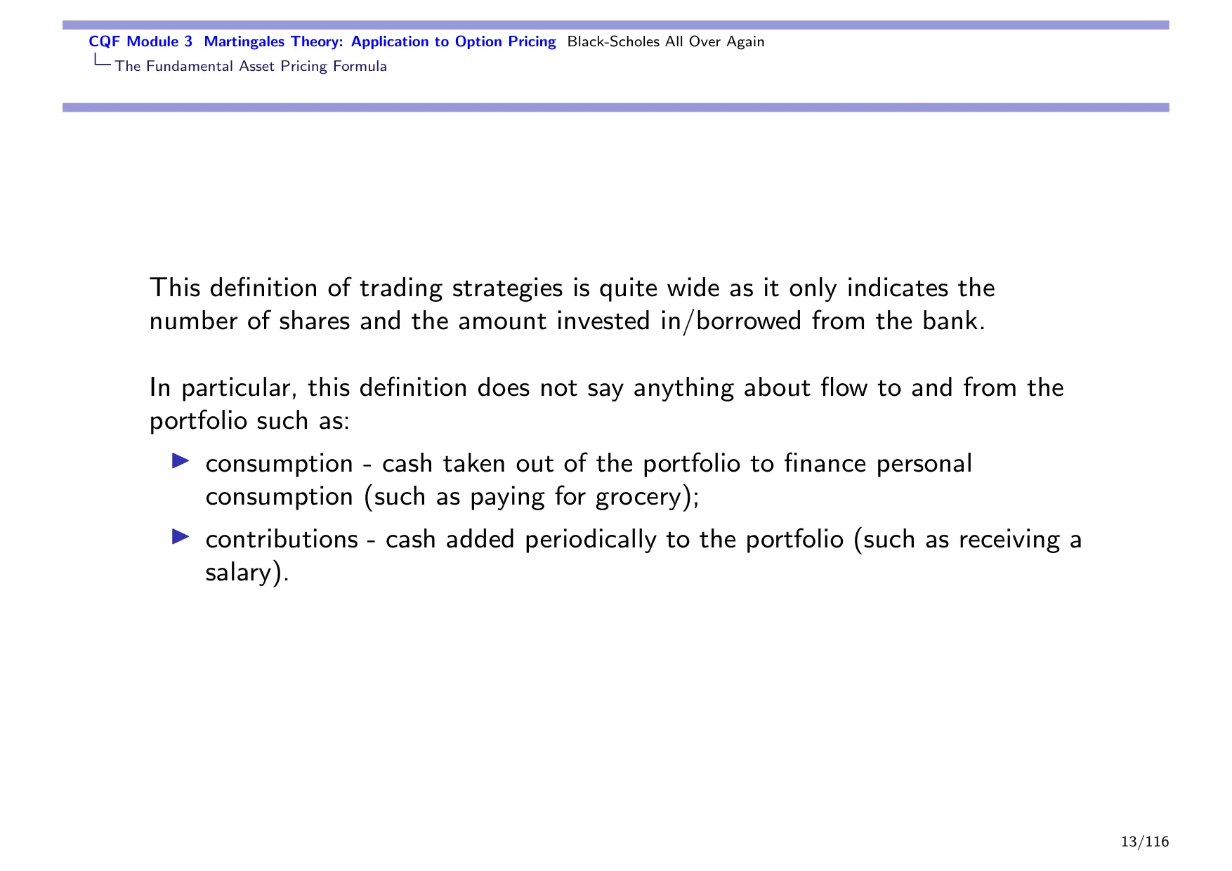 CQF Module 3 Martingales Theory: Application to Option Pricing Black-Scholes All Over Again